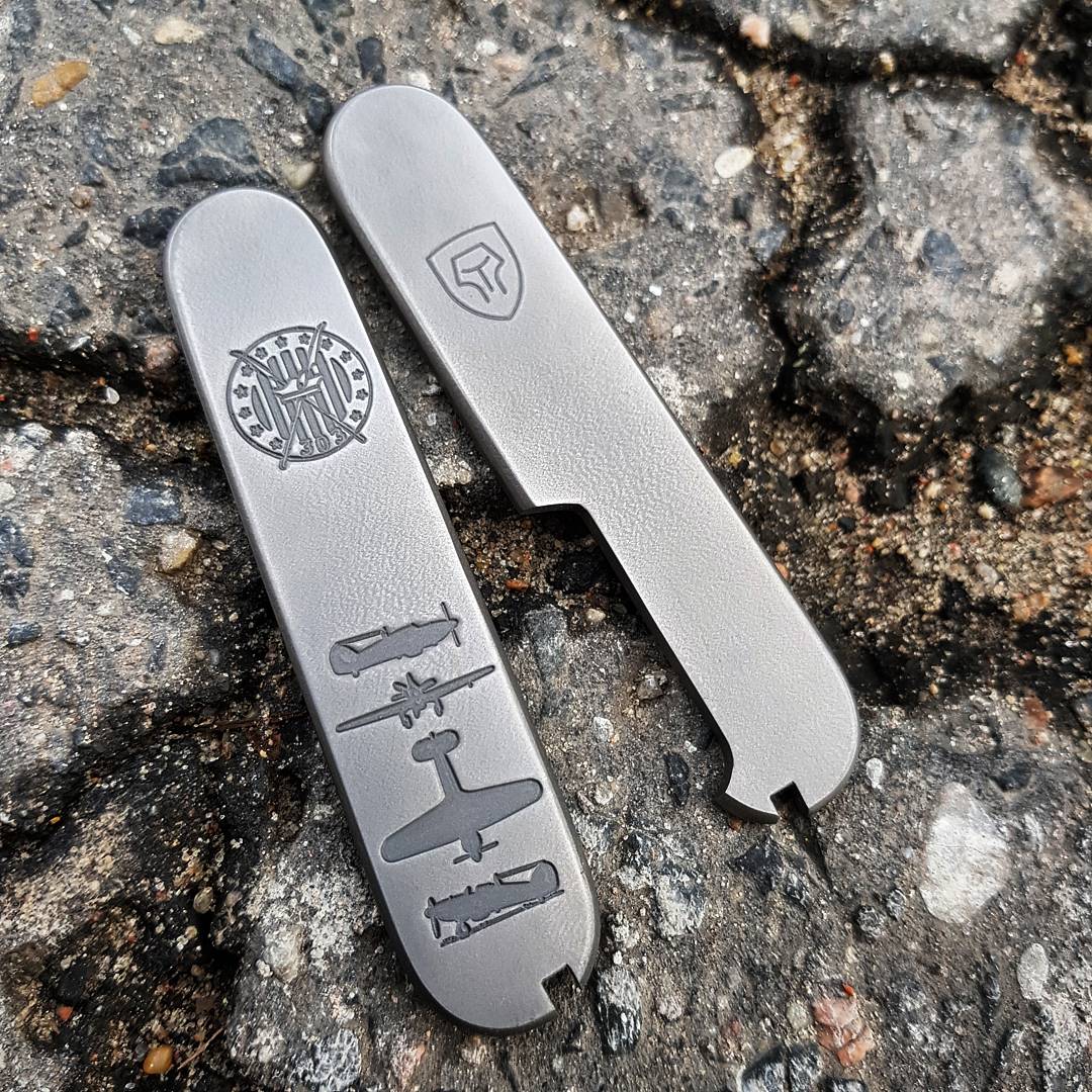 Andrzej Woronowski Custom Knives Victorinox Swiss Army Knife scales 22