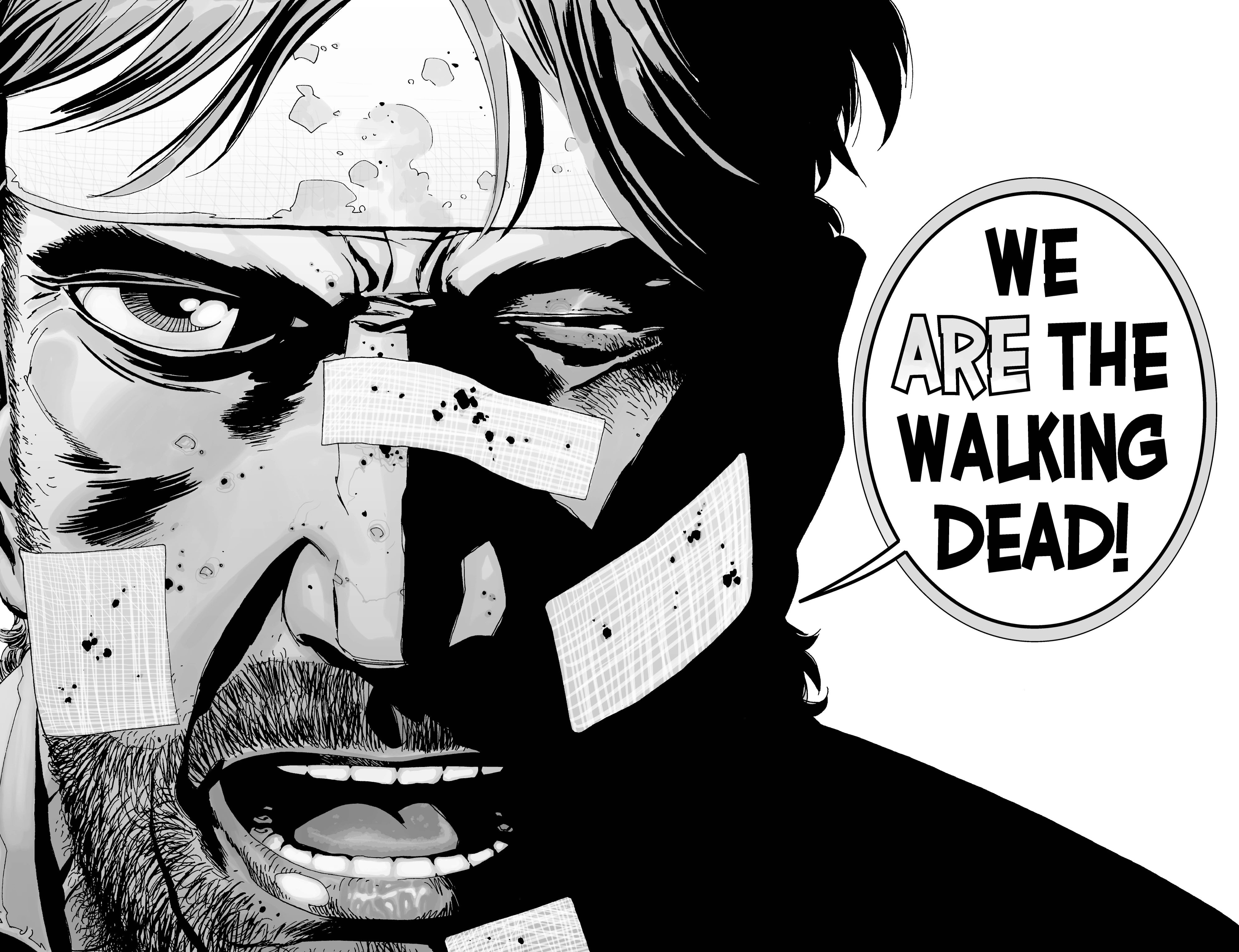 The walking comics. Рик Граймс комикс we are the Walking Dead. Комикс Ходячие мертвецы Рик зомби.