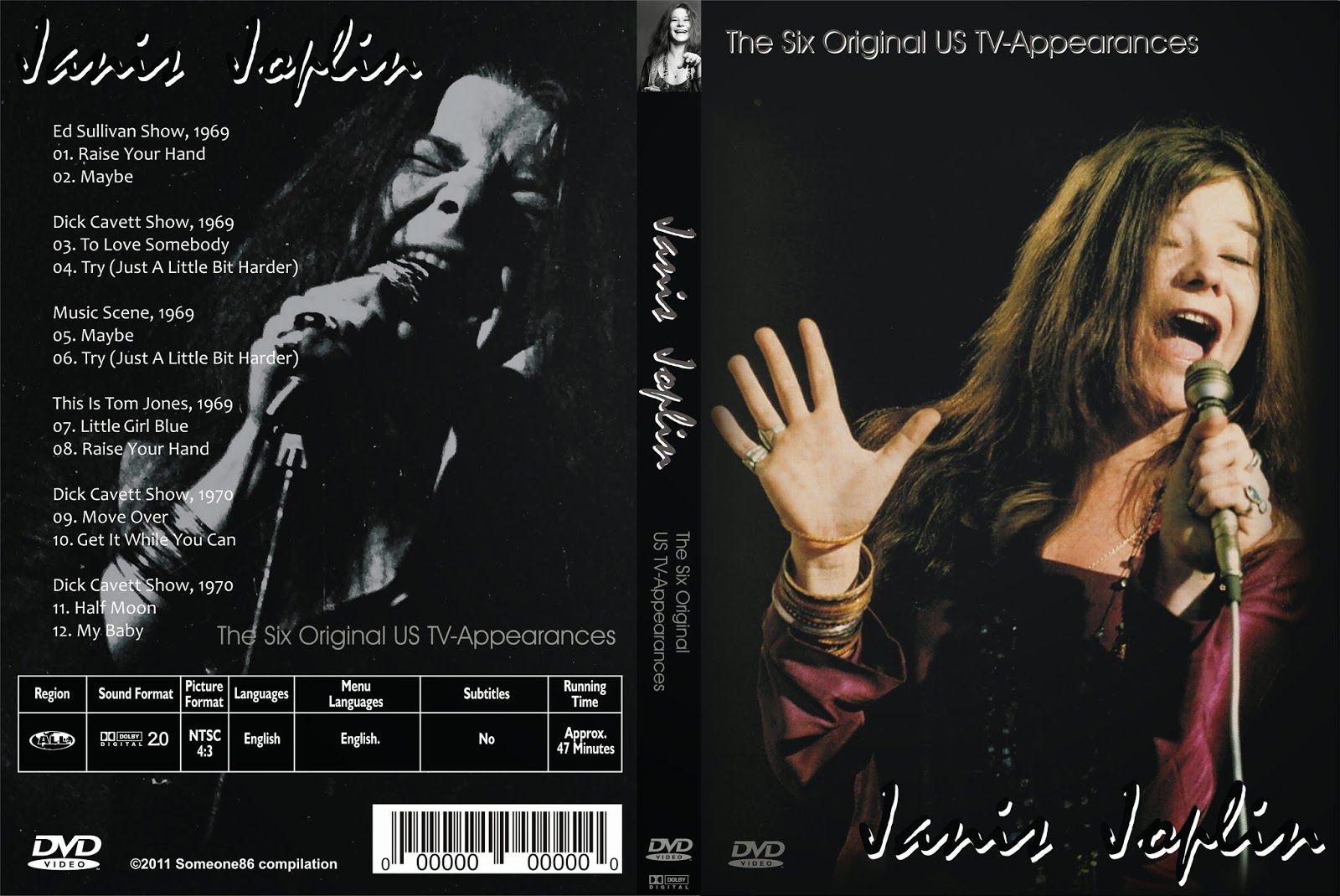 BANCA DO ROCK Rock Concert DVD 3358 DVD JANIS JOPLIN BOOTLEG