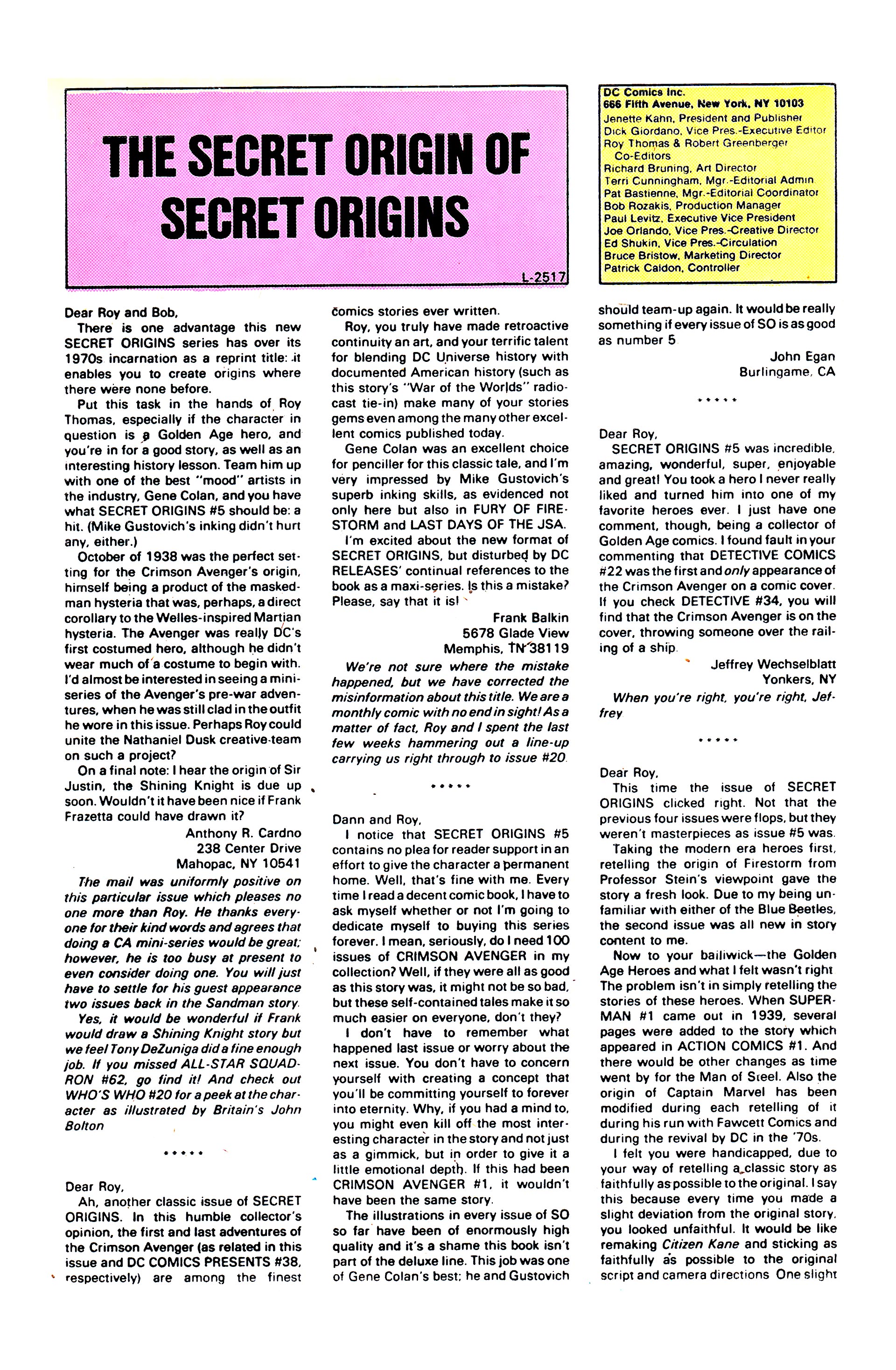 Secret Origins (1986) Issue #9 #14 - English 22