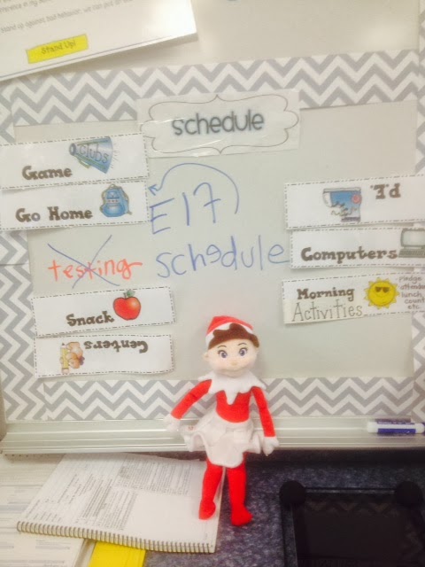Elf on the shelf ideas for the classroom