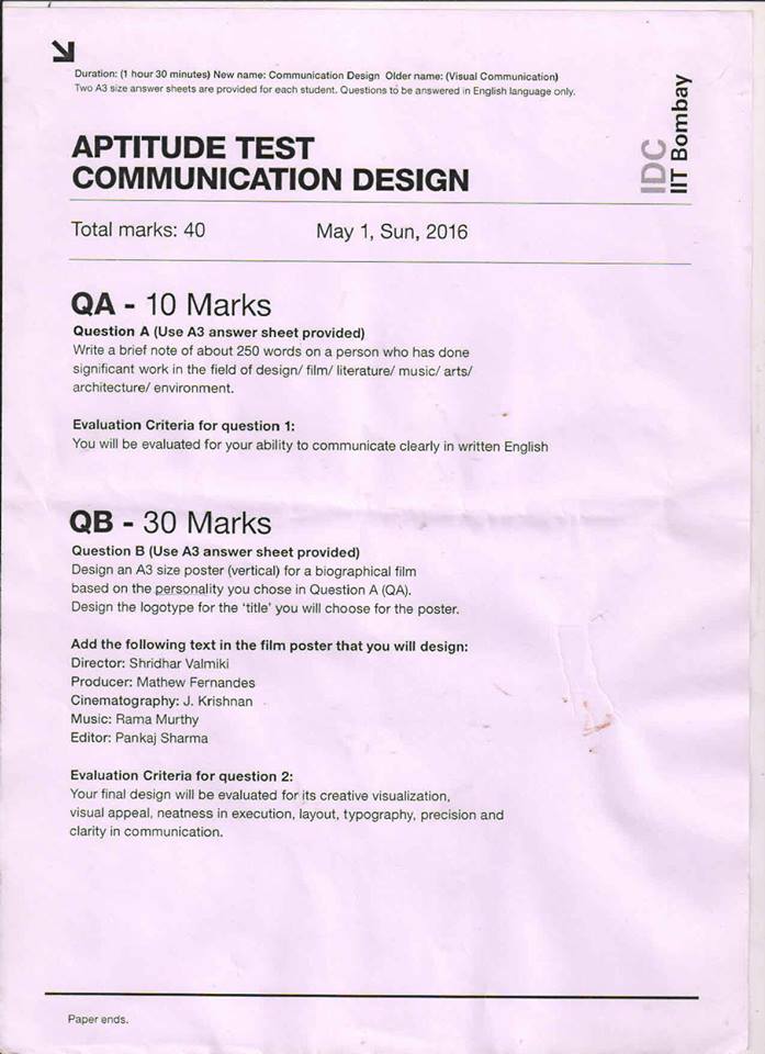 TEAcup Blog IITB IDC DAT Papers 2016