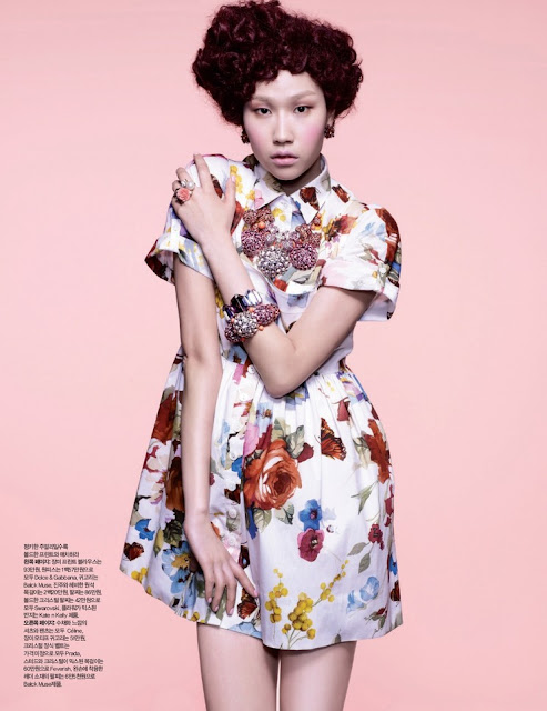 Won Kyoung Kim for Harper's Bazaar Korea March 2012 Issue by Kim Mooil
