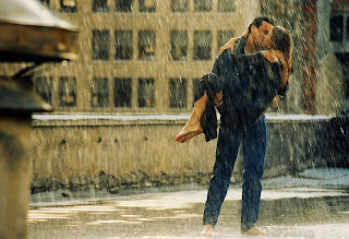 kiss in rain images