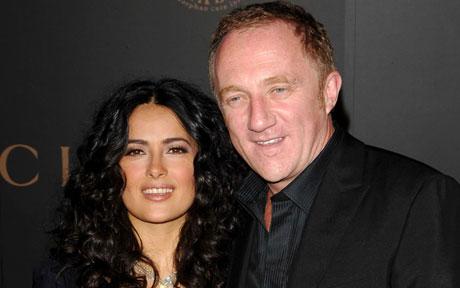 Hollywood New Stars: Salma Hayek With Her Boyfriend Images