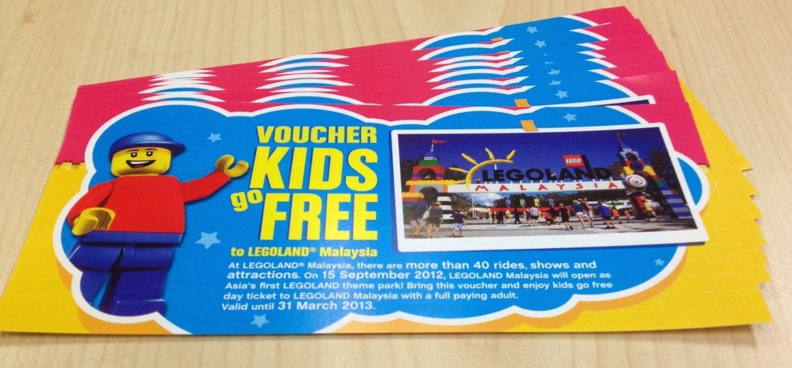 Legoland Free Kids Voucher up for grabs ++And Now We're FIVE++