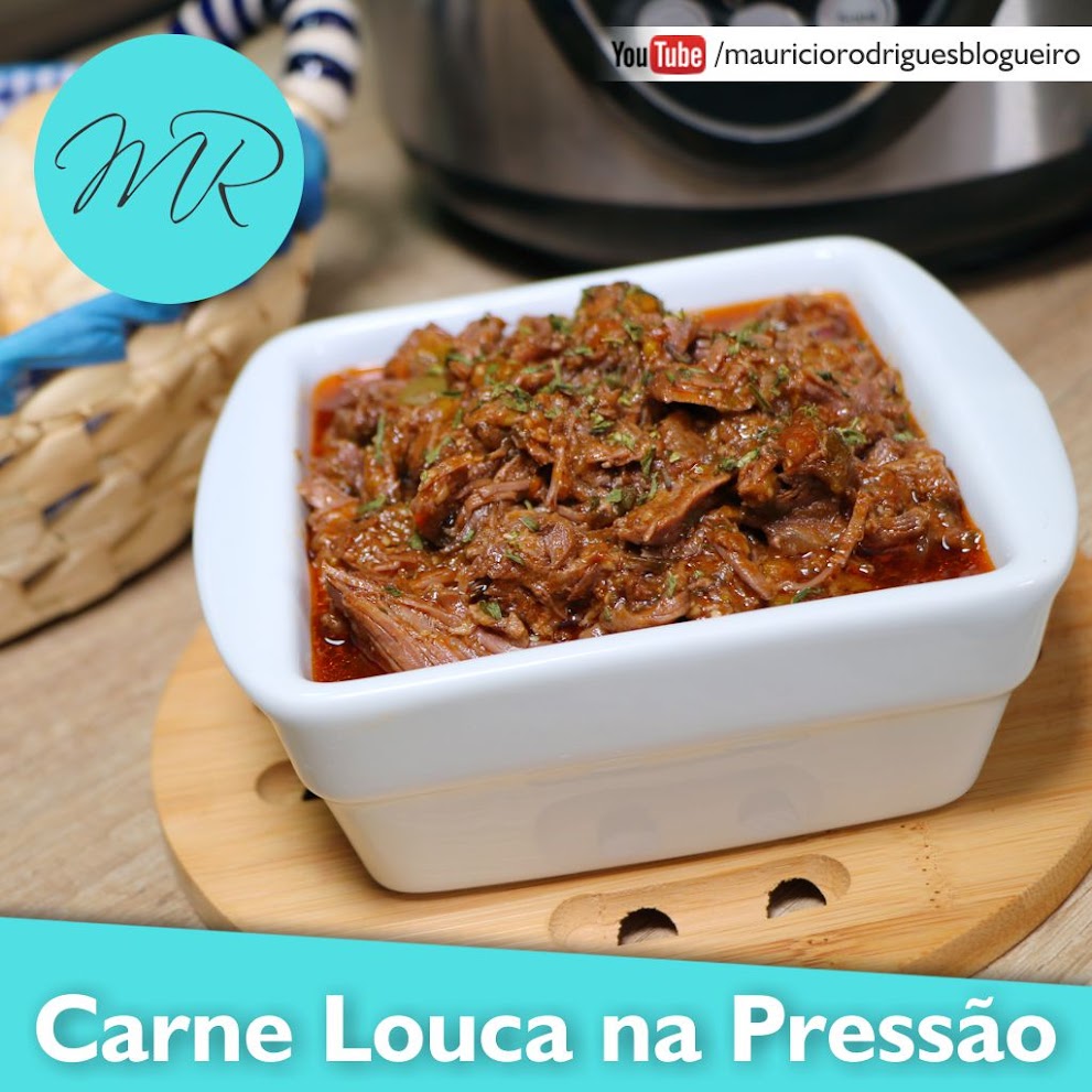 VÍDEO - Carne Louca na Pressão / Carne Desfiada de Festa / Carne Maluca