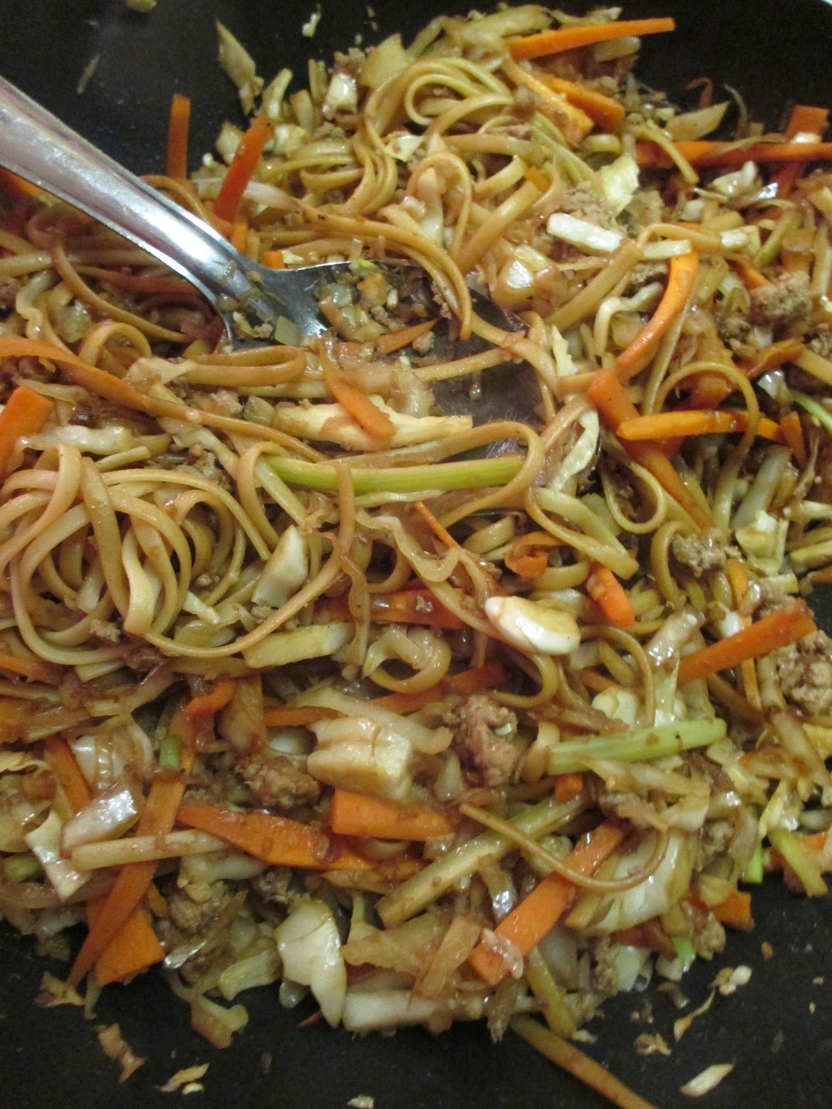 Hot and Cold Running Mom Just my Stuff Cabbage Pork Noodles