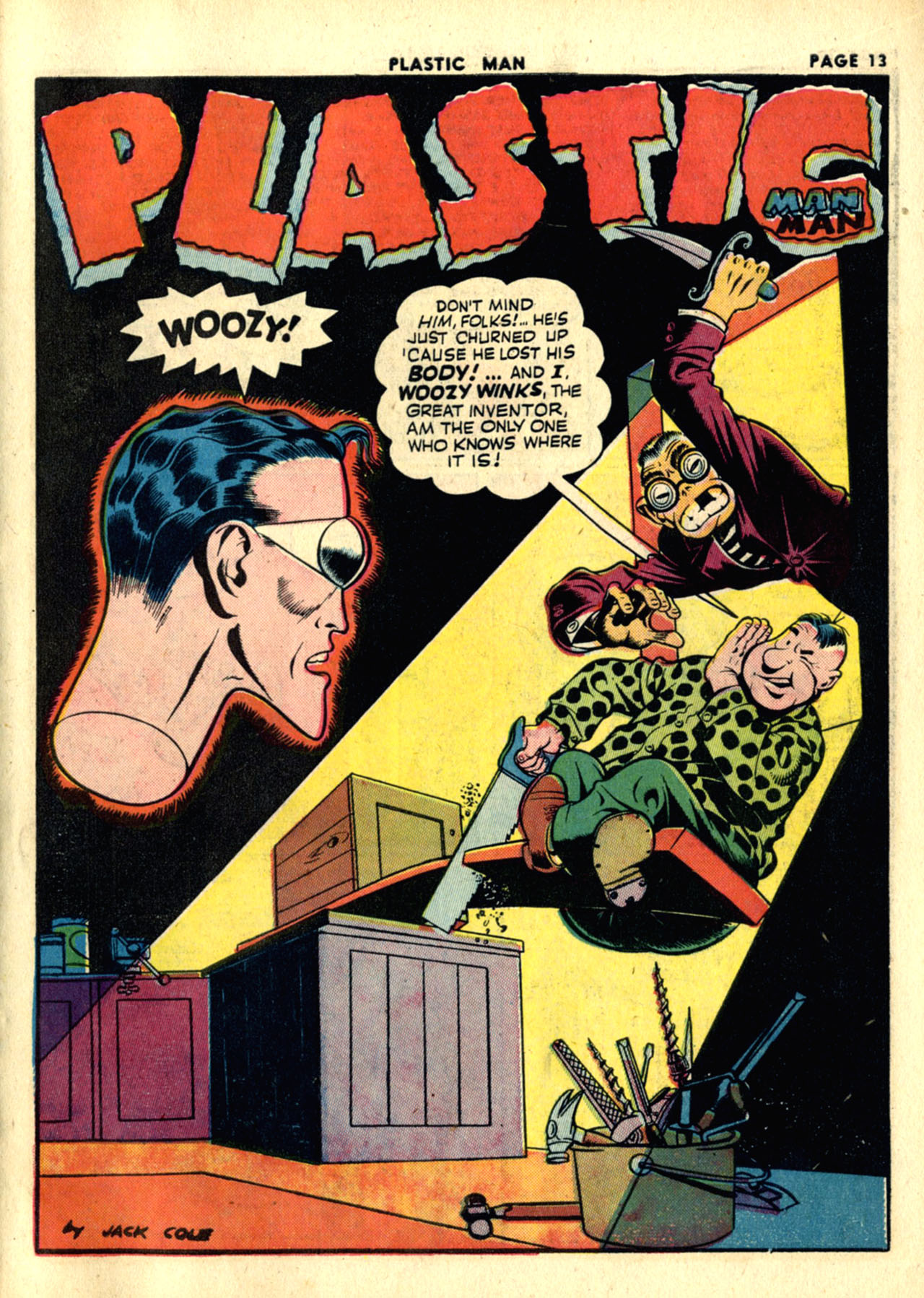 Read online Plastic Man (1943) comic -  Issue #1 - 15