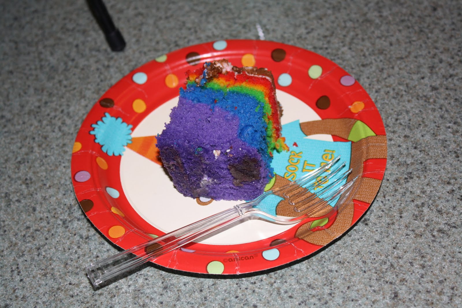 Simply Complicated Domestic Goddess Rainbow cakes and one year old birthday parties.