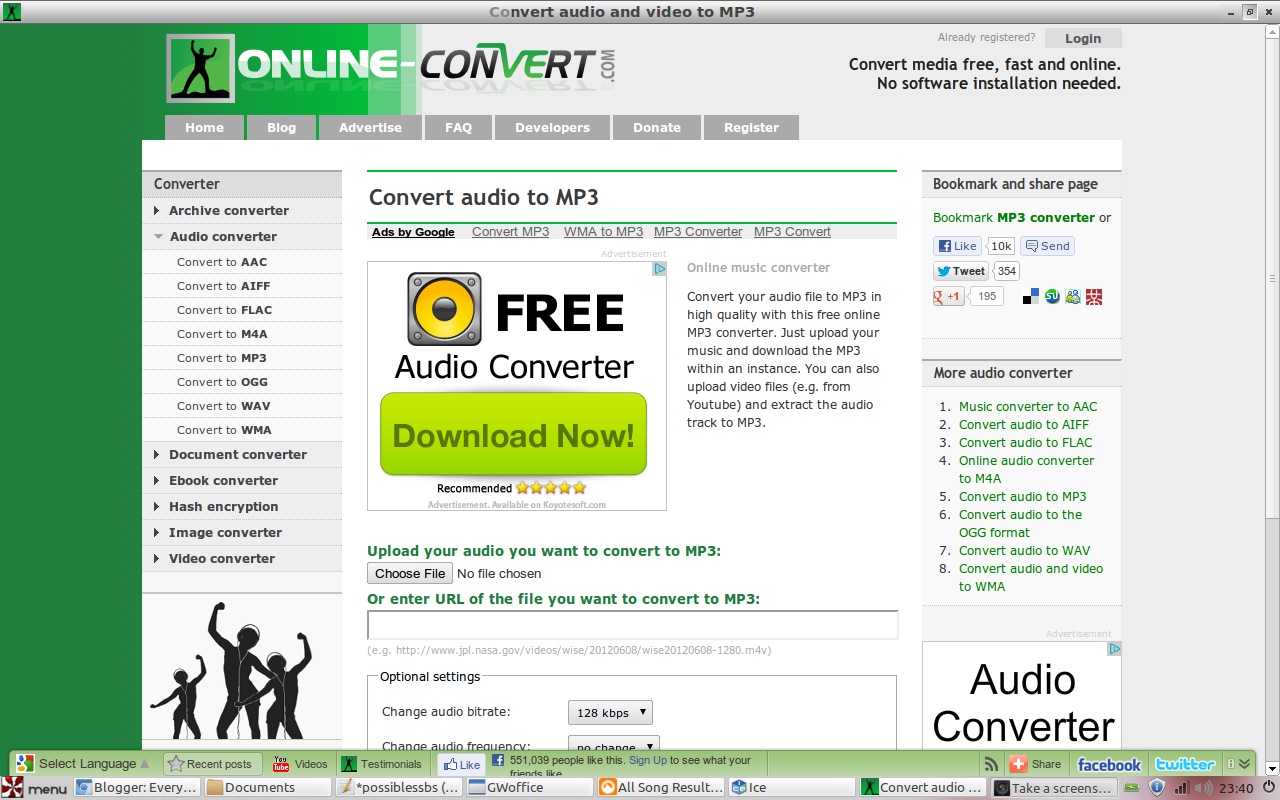 convert youtube to mp3 on chromebook