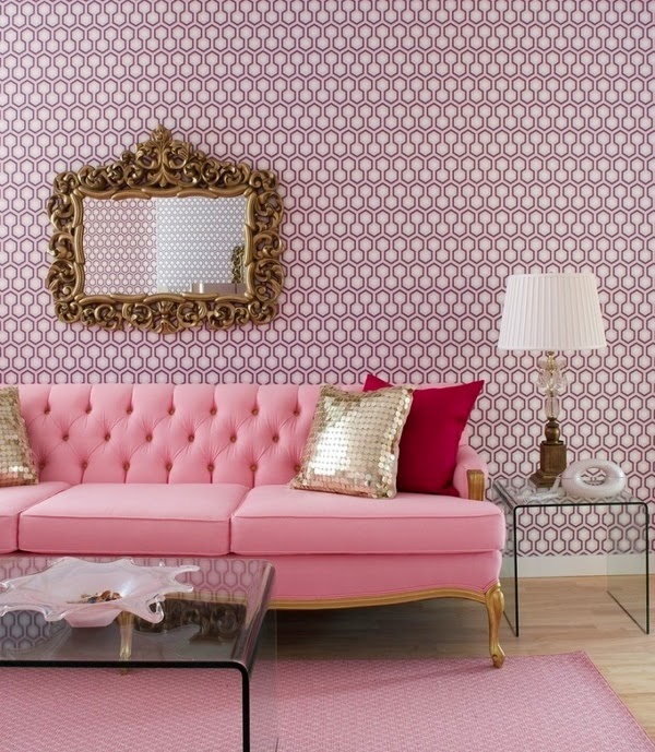 How to decorate home with pink