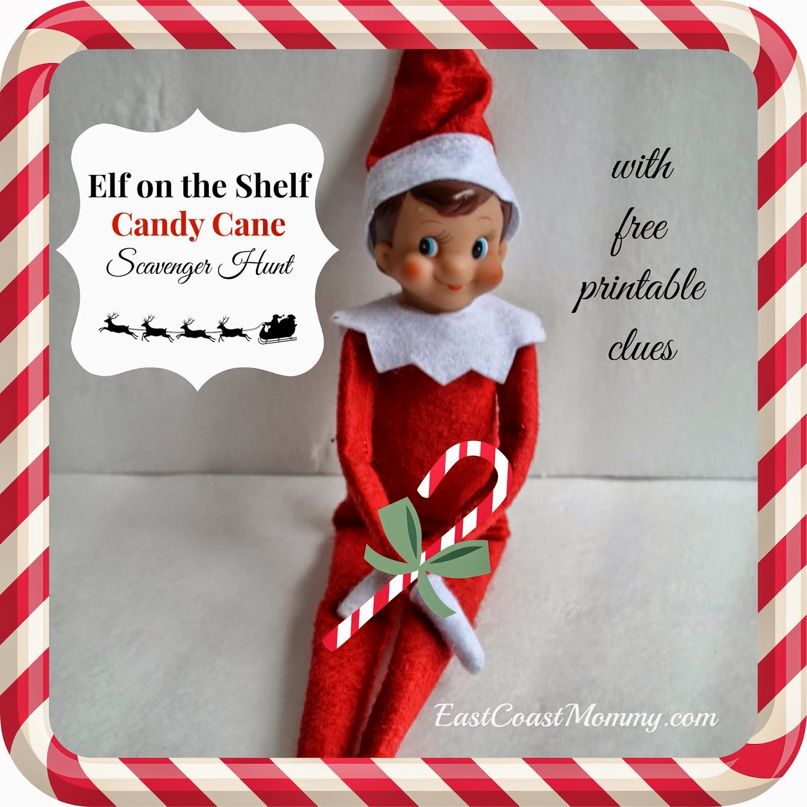 Elf on the Shelf makes a sugary shopping list. 