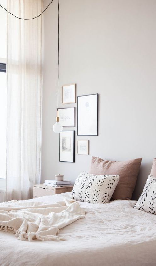 white modern bedroom interior design