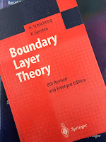 Boundary Layer Theory, by Schlichting and Gersten, superimposed on Intermediate Physics for Medicine and BIology.