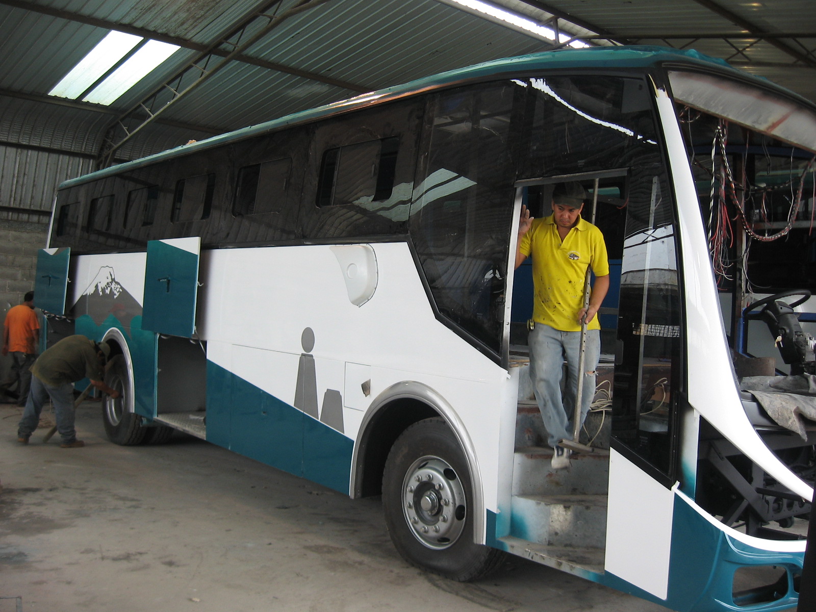construcción de un bus