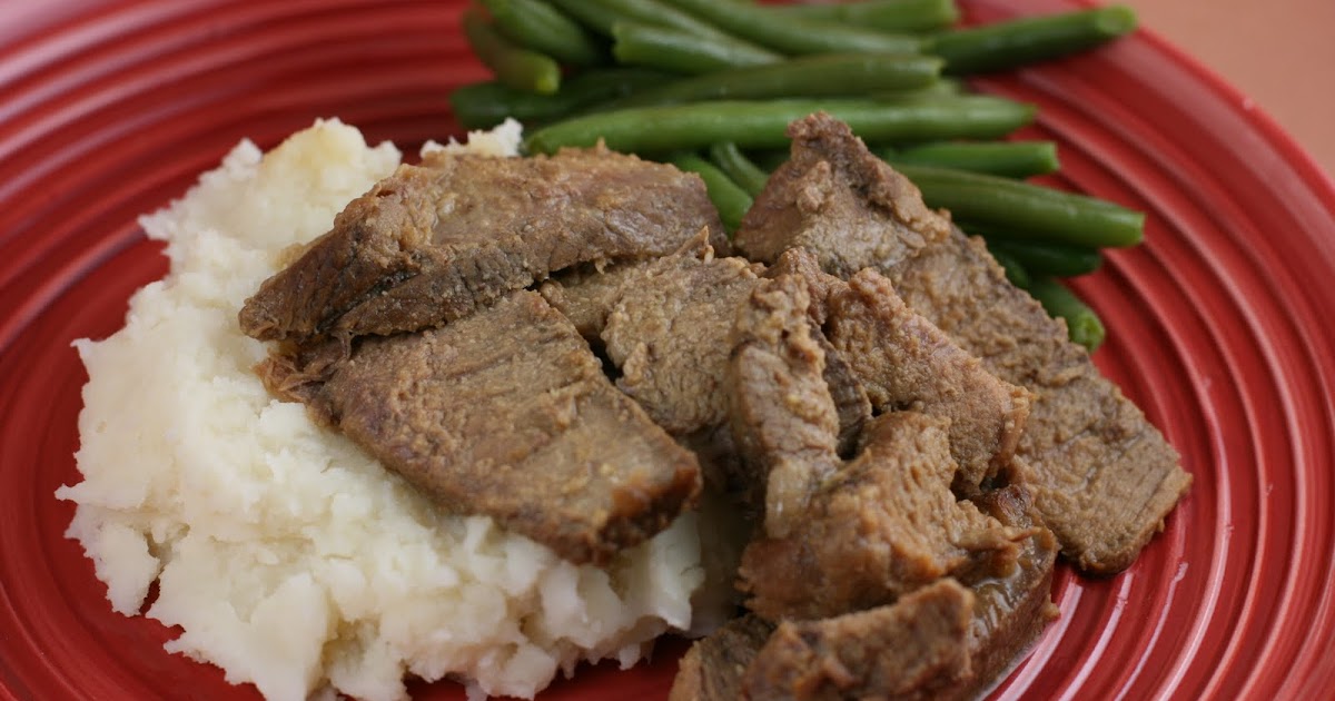 Sweet Mustard Roast (beef or pork) Slow Cooker Recipe A Year of Slow