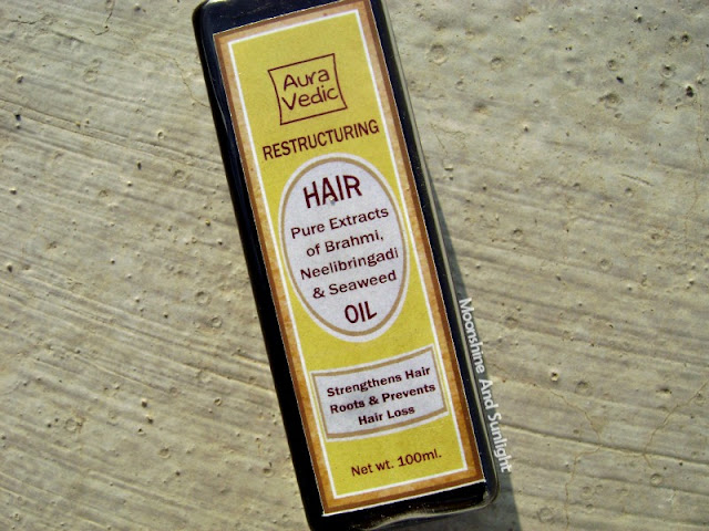 Aura Vedic RESTRUCTURING Hair Oil Review 