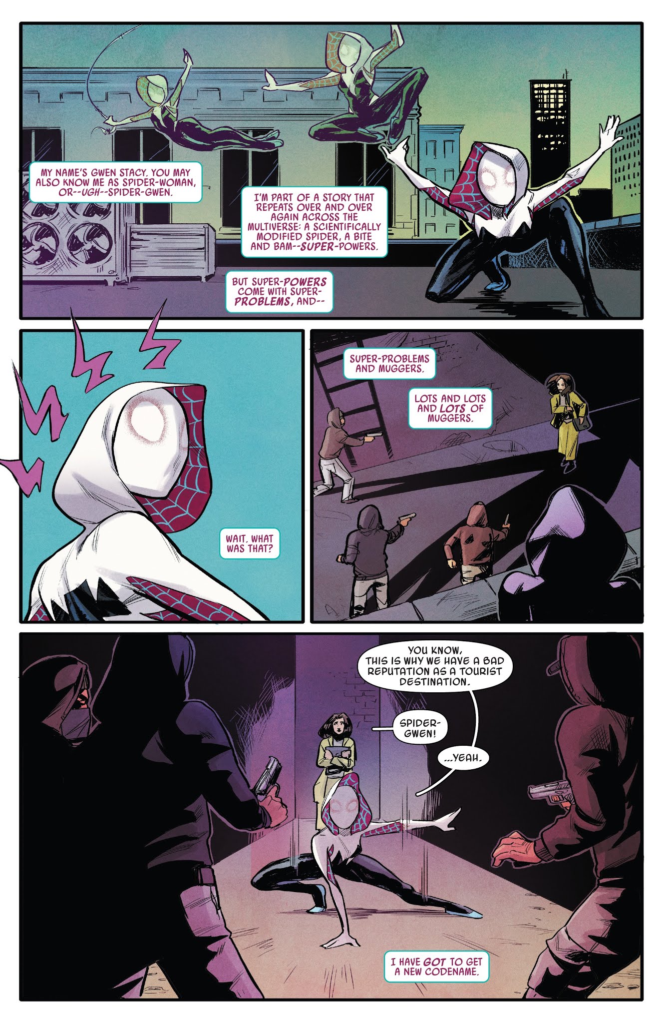 Read online Spider-Gwen: Ghost-Spider comic -  Issue #1 - 5