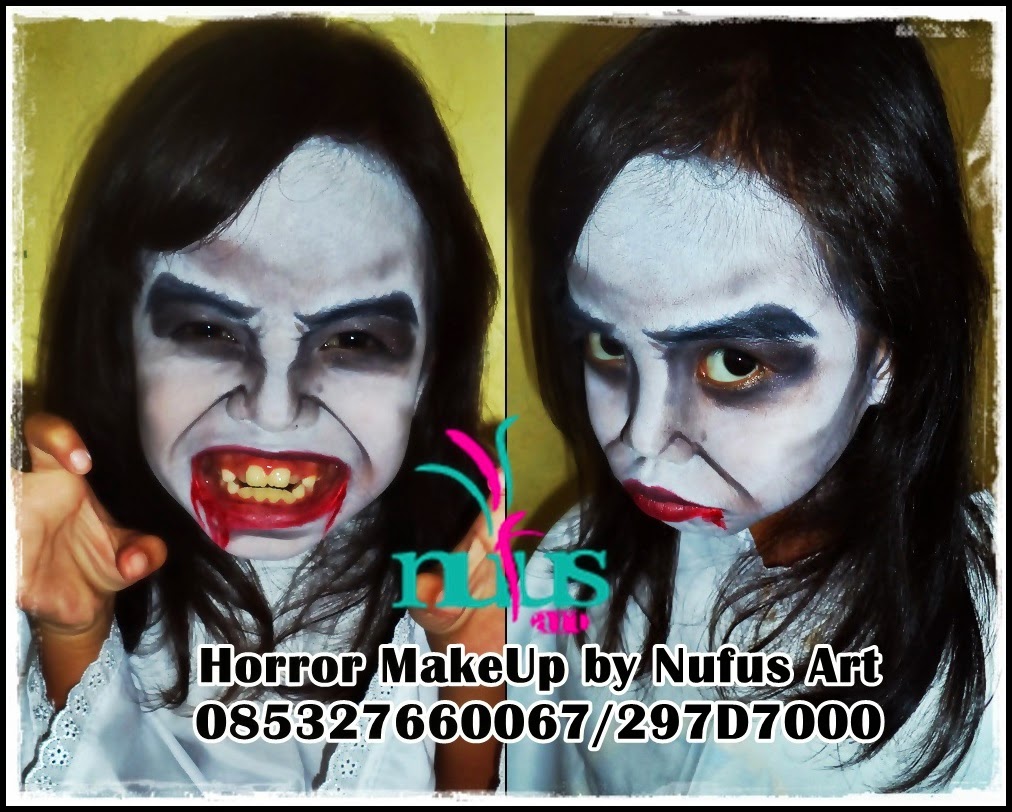 HORROR MAKE UP ZOMBIE HORROR FACE PAINT UV GLOW IN THE DARK