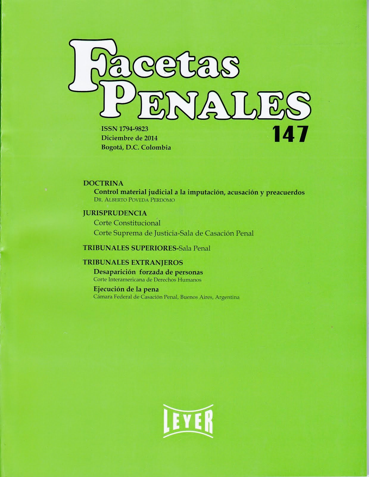 FACETAS PENALES 147