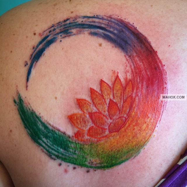 Gambar Tato Tema Pelangi Jenis Water Color, Geometris, Old Shool Terbaik tato 3D keren di punggung, gambar tato di dada, tato keren di kaki, macam macam tato terbaik di dunia, gambar tato tribal