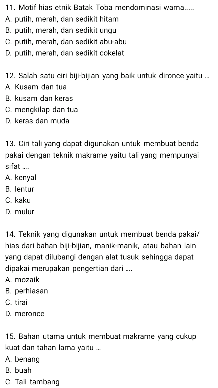Soal Pilihan Gandausbn Akuntansi Perusahaan Jasa Dan Soal Pilihan Gandausbn Akuntansi Perusahaan Jasa Dan