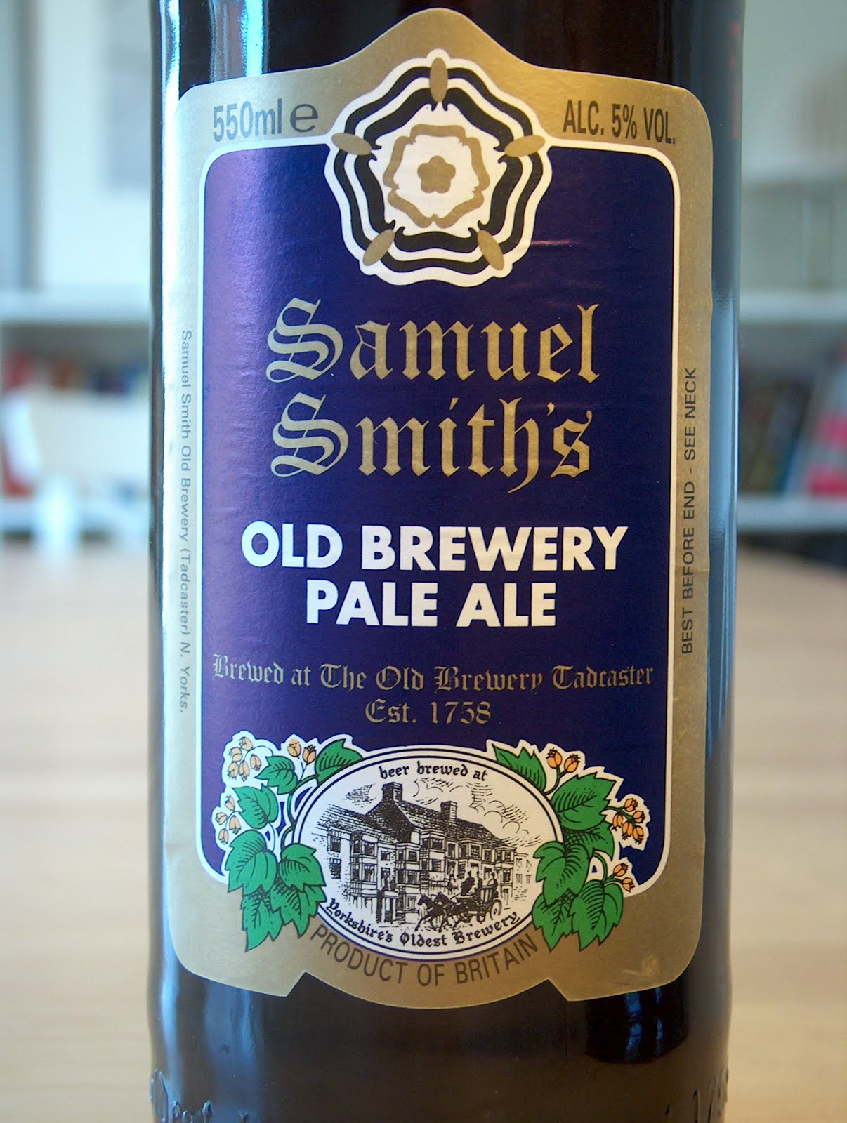 The Bottled Beer Year Day 127, Beer 127 Samuel Smith's "Old Brewery