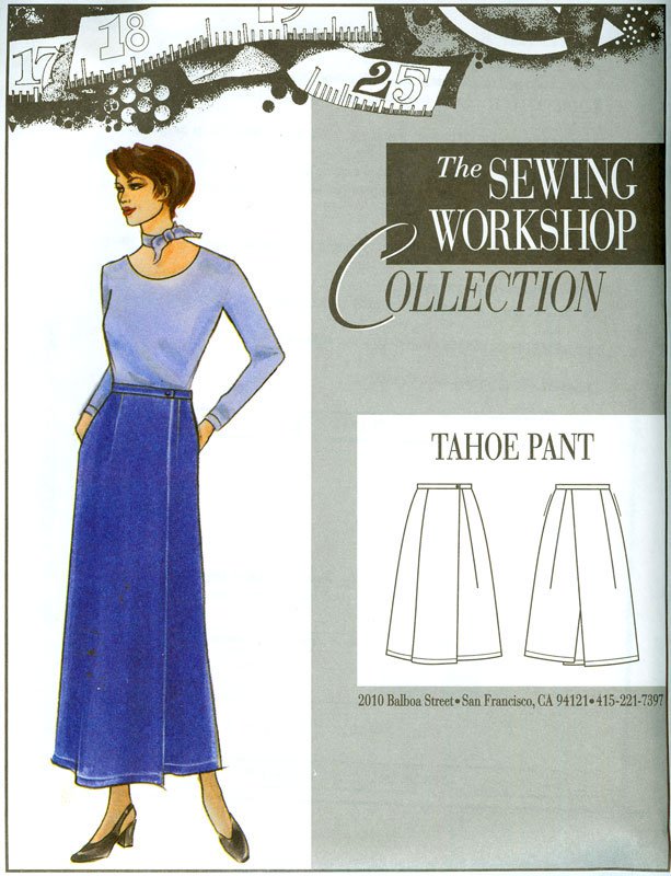 split skirt pants pattern