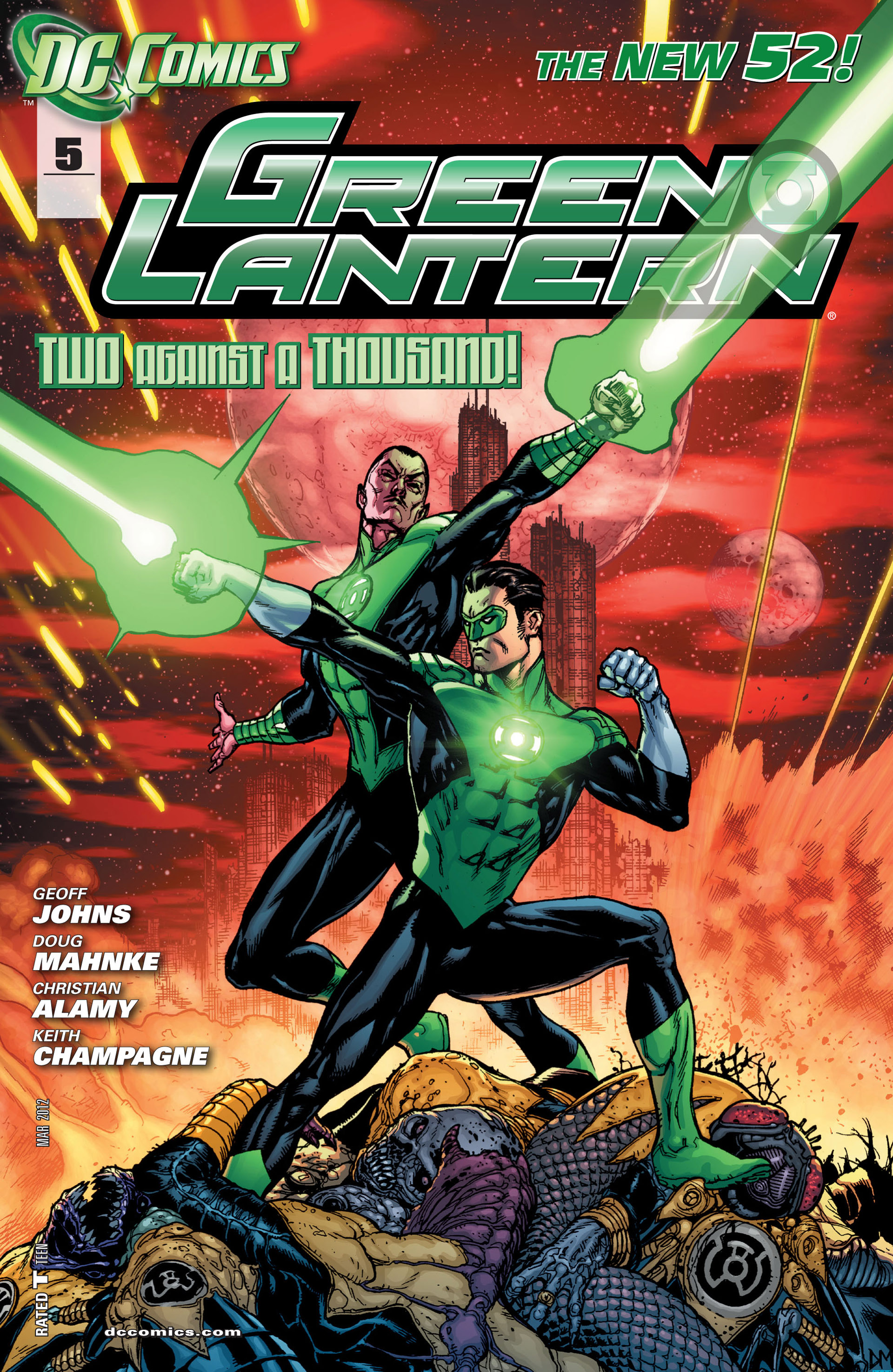 Read online Green Lantern (2011) comic -  Issue #5 - 1