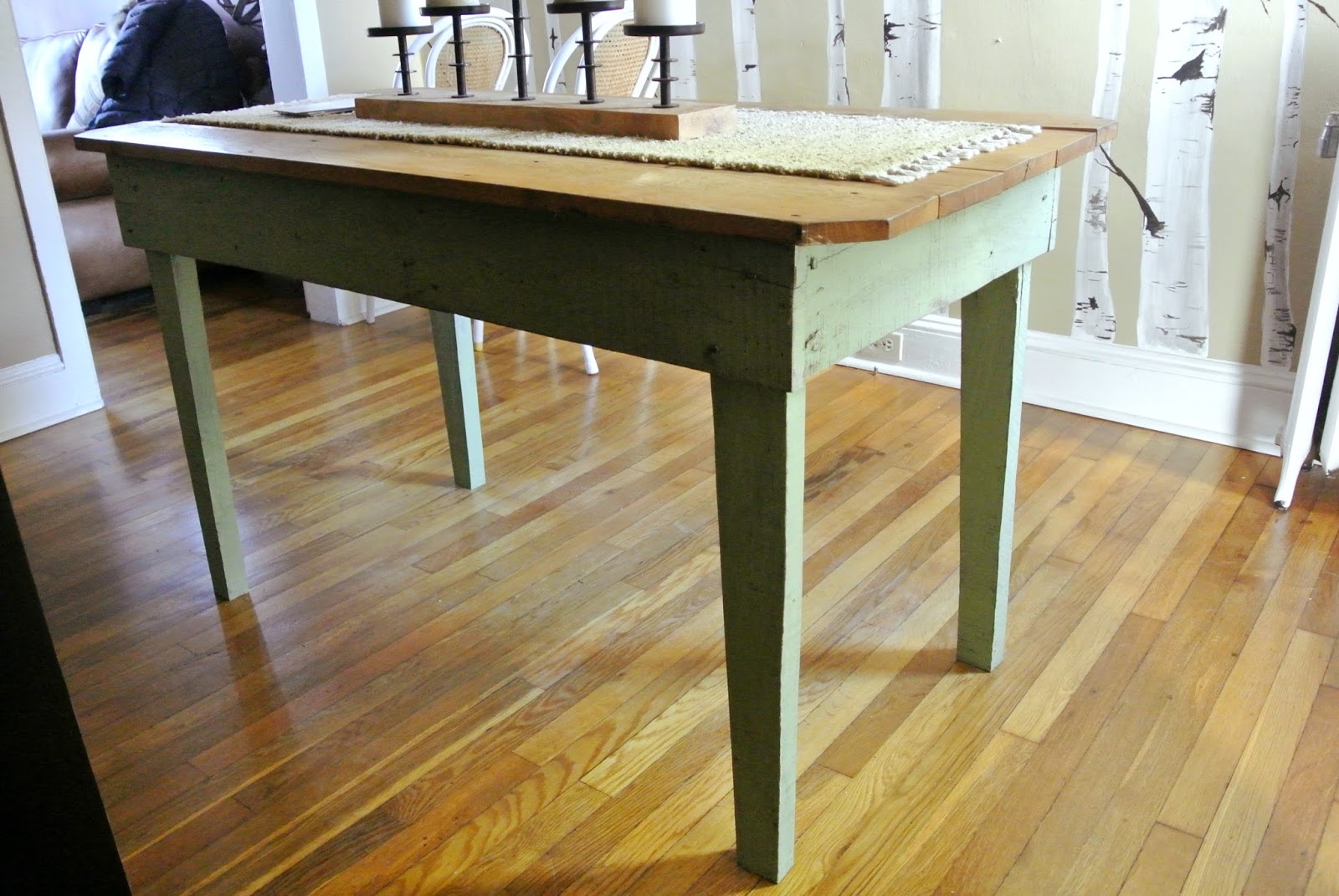 Farm Table Makeover with Annie Sloan Chalk Paint