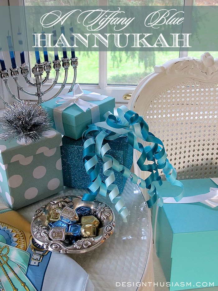 Designthusiasm Tiffany Blue Hanukkah- Treasure Hunt Thursday- From My Front Porch To Yours