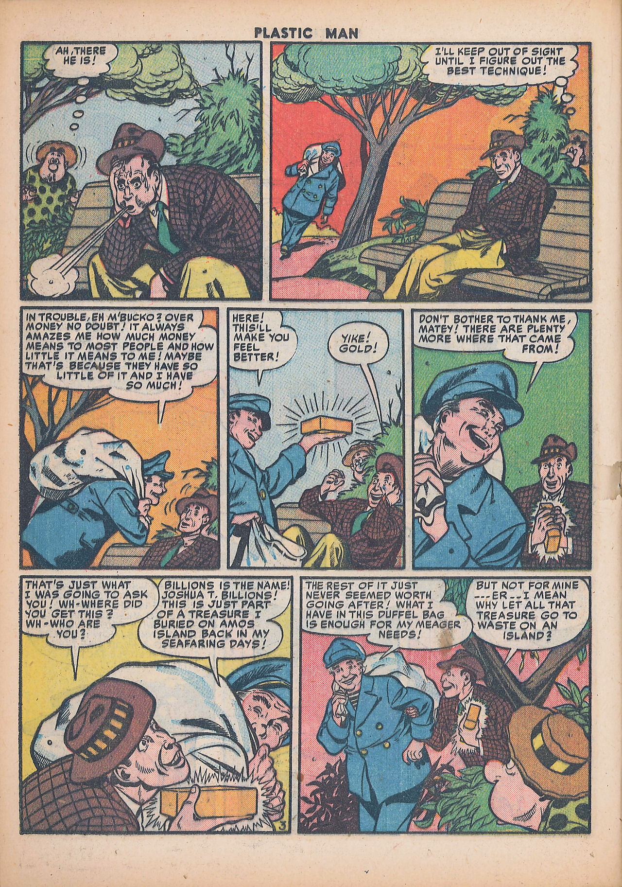 Read online Plastic Man (1943) comic -  Issue #30 - 28