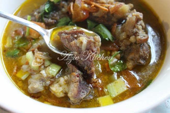 Resepi sup daging thai