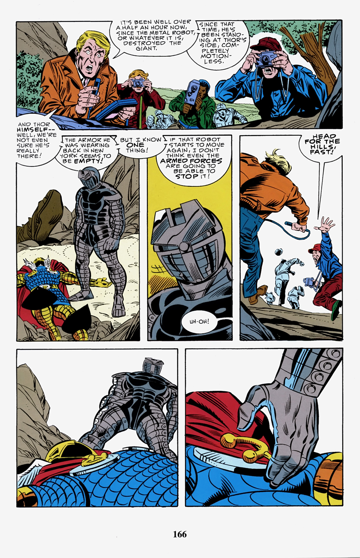 Read online Thor Visionaries: Walter Simonson comic -  Issue # TPB 5 - 166