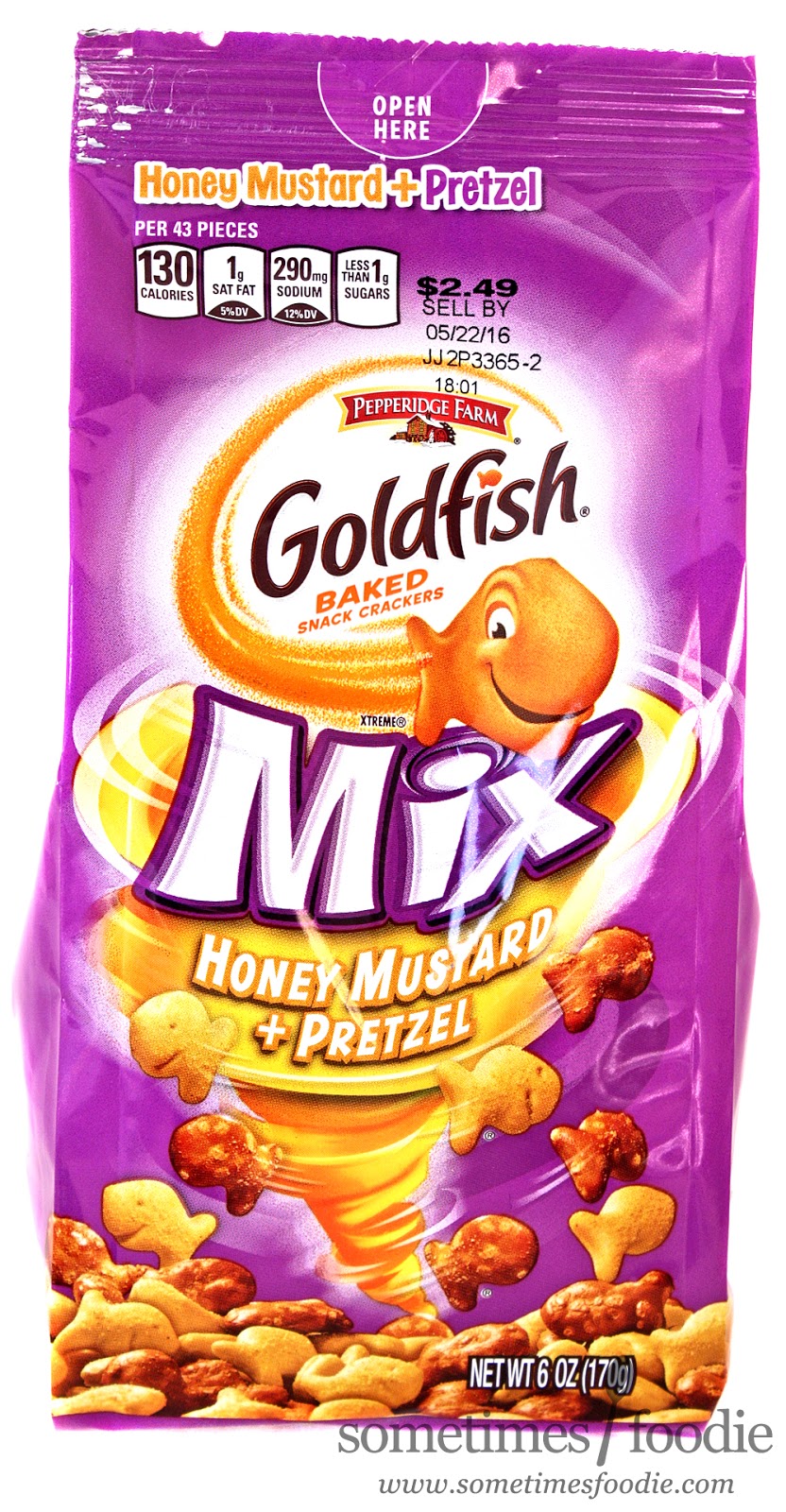 The m&m's pretzel packaging shows a nervous m&m who knows a