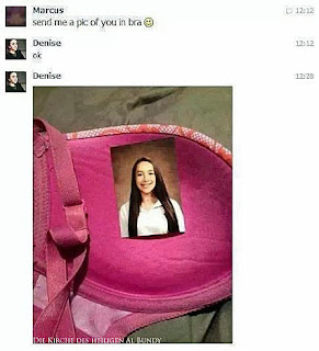 Freundin lustig Facebook - Bild von Freundin im BH