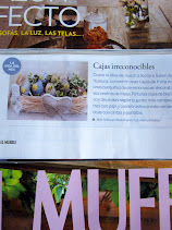 MIS CAJAS DECORADAS EN LA REVISTA EL MUEBLE