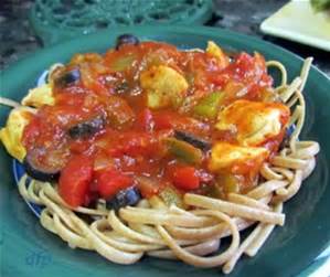 CHICKEN CACCIATORE FETTUCCINE