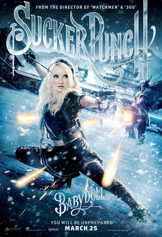 Celebrities, Movies and Games Emily Browning as Baby Doll Sucker Punch