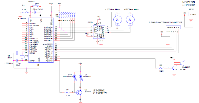 Circuit diagram Automatic Railway Crossing System