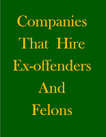 List of Companies that hire ex-offenders and felons