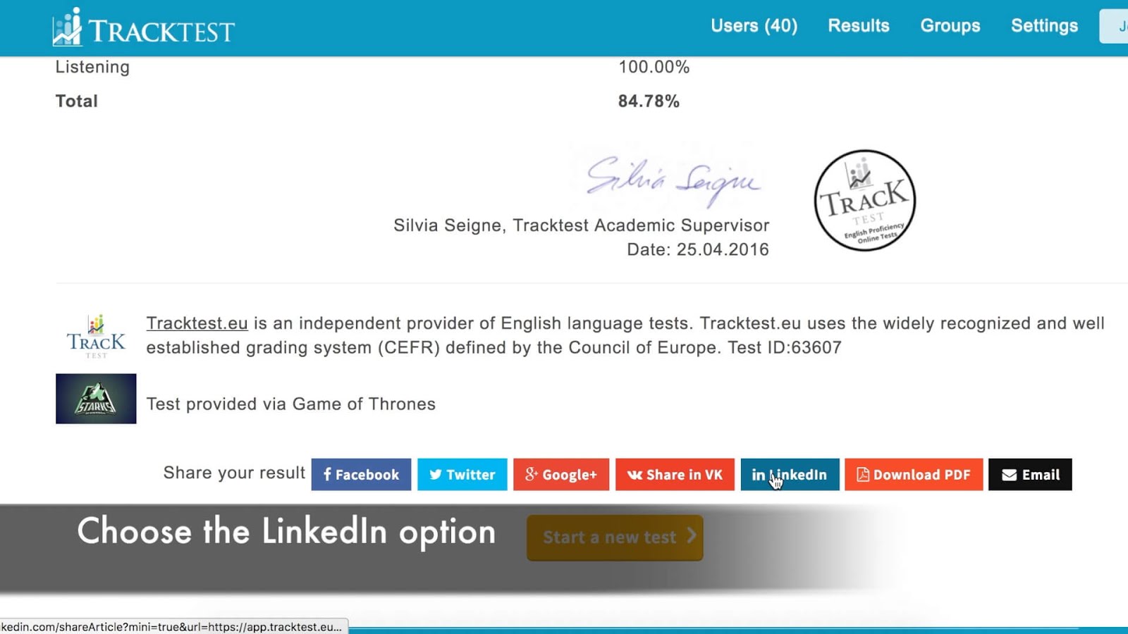 English Proficiency Test Online Blog How To Add A Certificate To Your Linkedin Profile