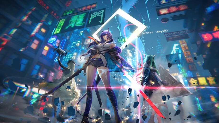 Arknights, Anime, Girls, 8K, #6.1788
