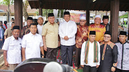 Gubernur Arinal Hadiri Haul ke-104 H. Zainal Abidin Pagaralam di Taman Makam Keluarga Doeloe Boemi Kedaton