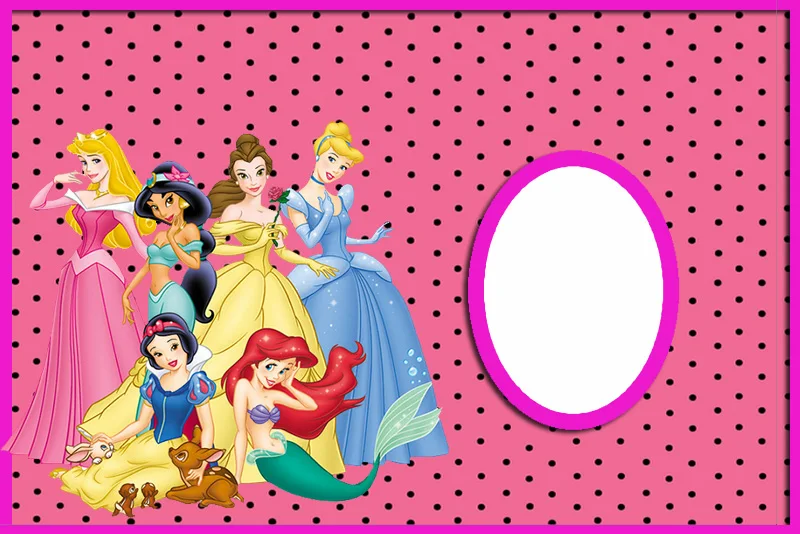Invitaciones Gratis de Princesas Disney.