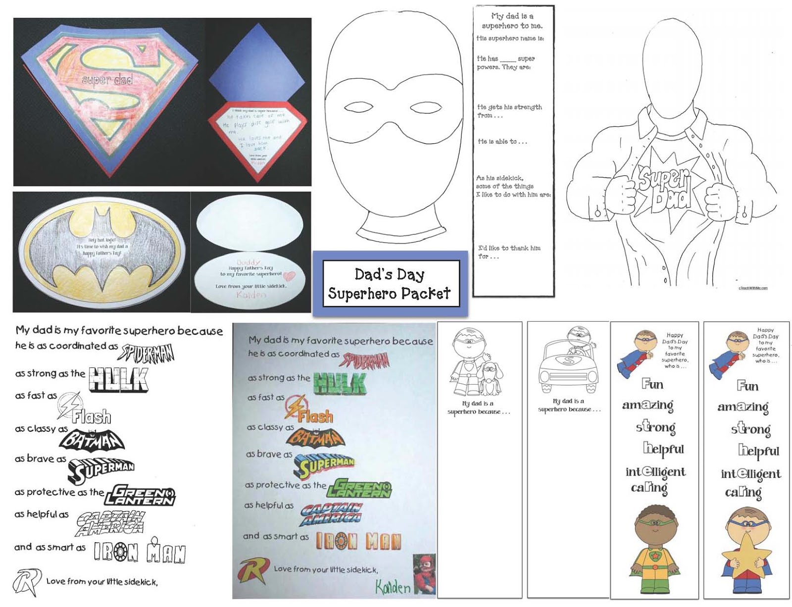 Essay my father superman image