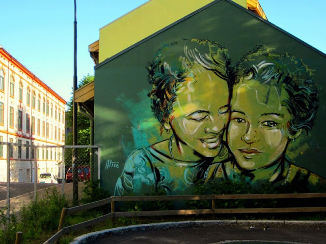 Рисунки на стенах. Alice Pasquini 7 Рисунки на стенах. Alice Pasquini 6