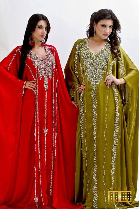 New and latest Colorful Kaftan Designs
