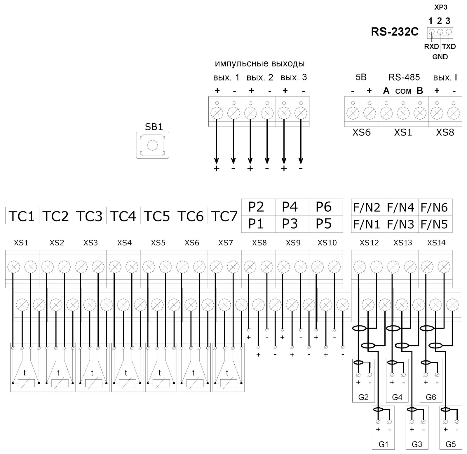 Схема подключения ccu825 инструкция